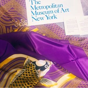 Purple and Gold Koi Fish Aquarium Background